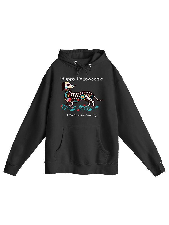 Happy Halloweenie Dachshund Skeleton Hoodie product image (4)