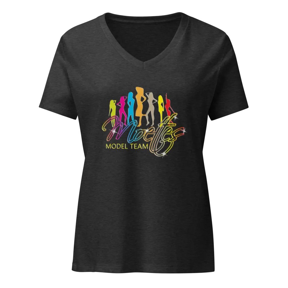 MOETTES PASSION DOUBLE PRINT V NECK TEE (MODEL TEAM EDITION) product image (3)
