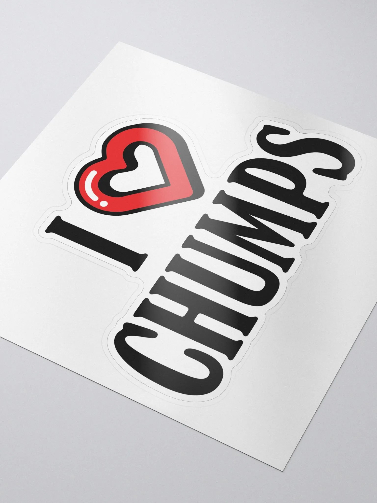 I <3 Chumps Sticker product image (3)