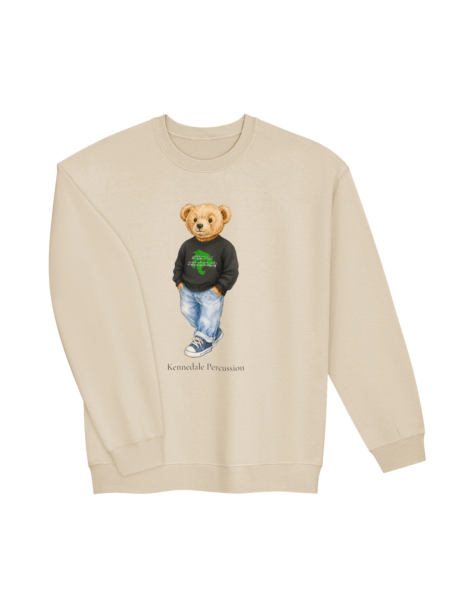 Kennedale Percussion Teddy Bear Crewneck product image (3)