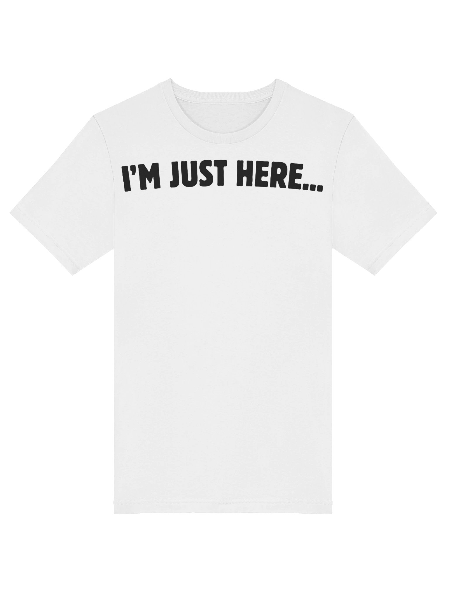 I'M JUST HERE Tee - White product image (5)