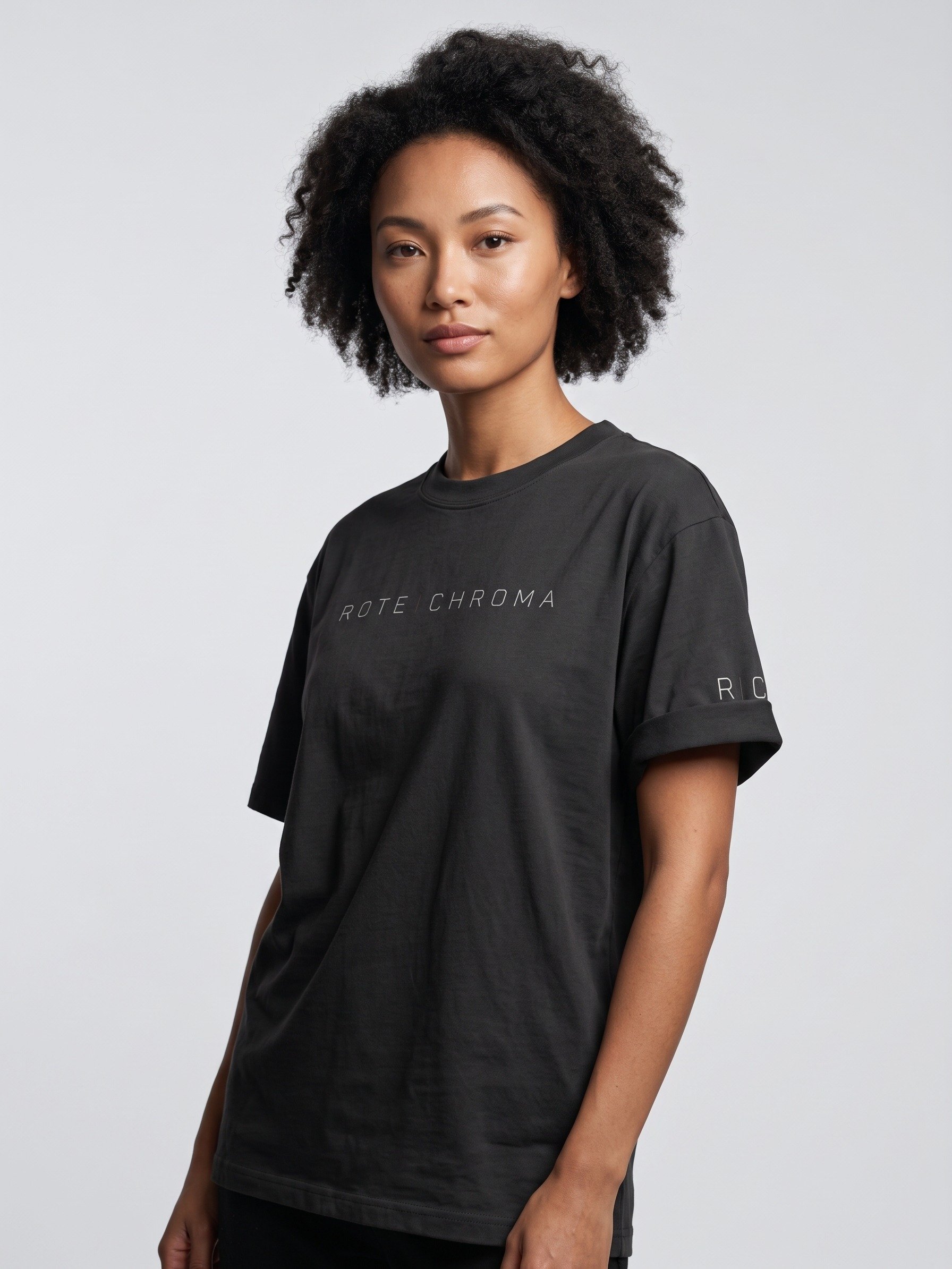 Rote Chroma Oversized Faded T‑Shirt ( RC‑002) product image (1)