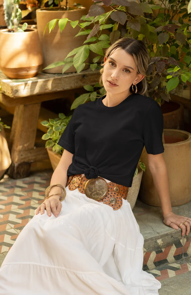 Classic Black T-Shirt - Bella+Canvas Supersoft T product image (1)