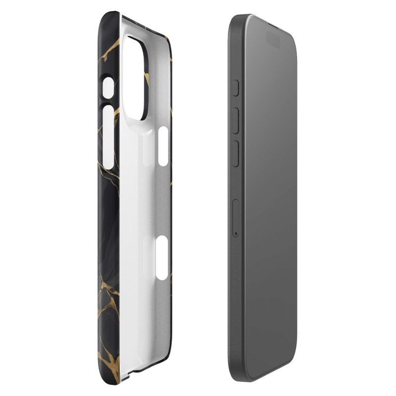 Snap Case for iPhone – Ebon Gold Waves product image (47)