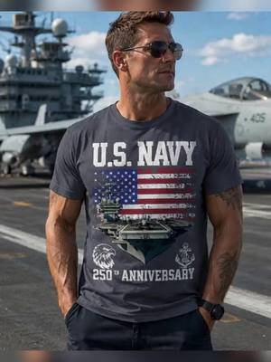 Honor 250 years of U.S. Navy heritage. Shop the anniversary tee today.