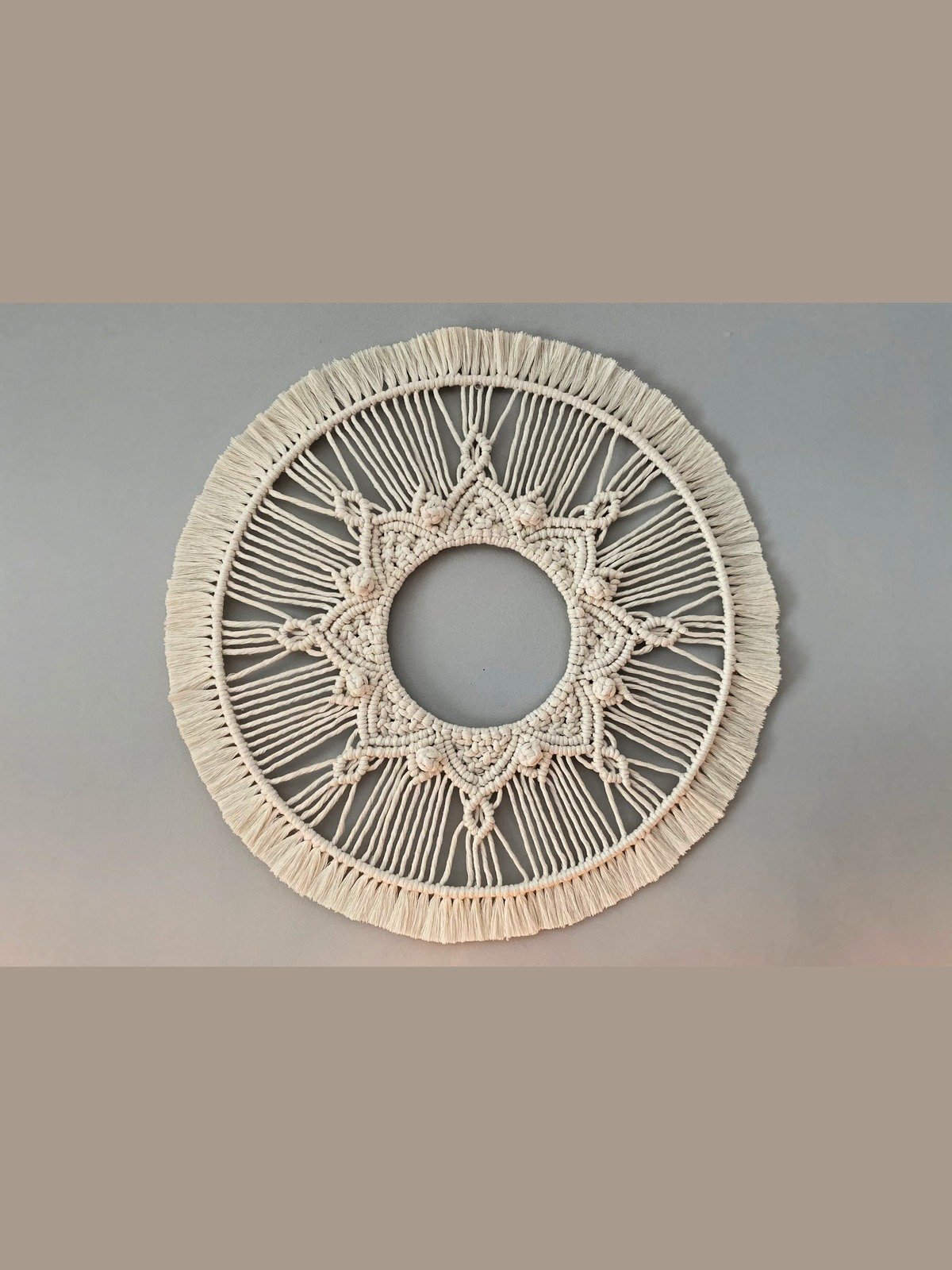 Macrame Mandala Wall Hanging (Digital PDF Pattern) product image (1)