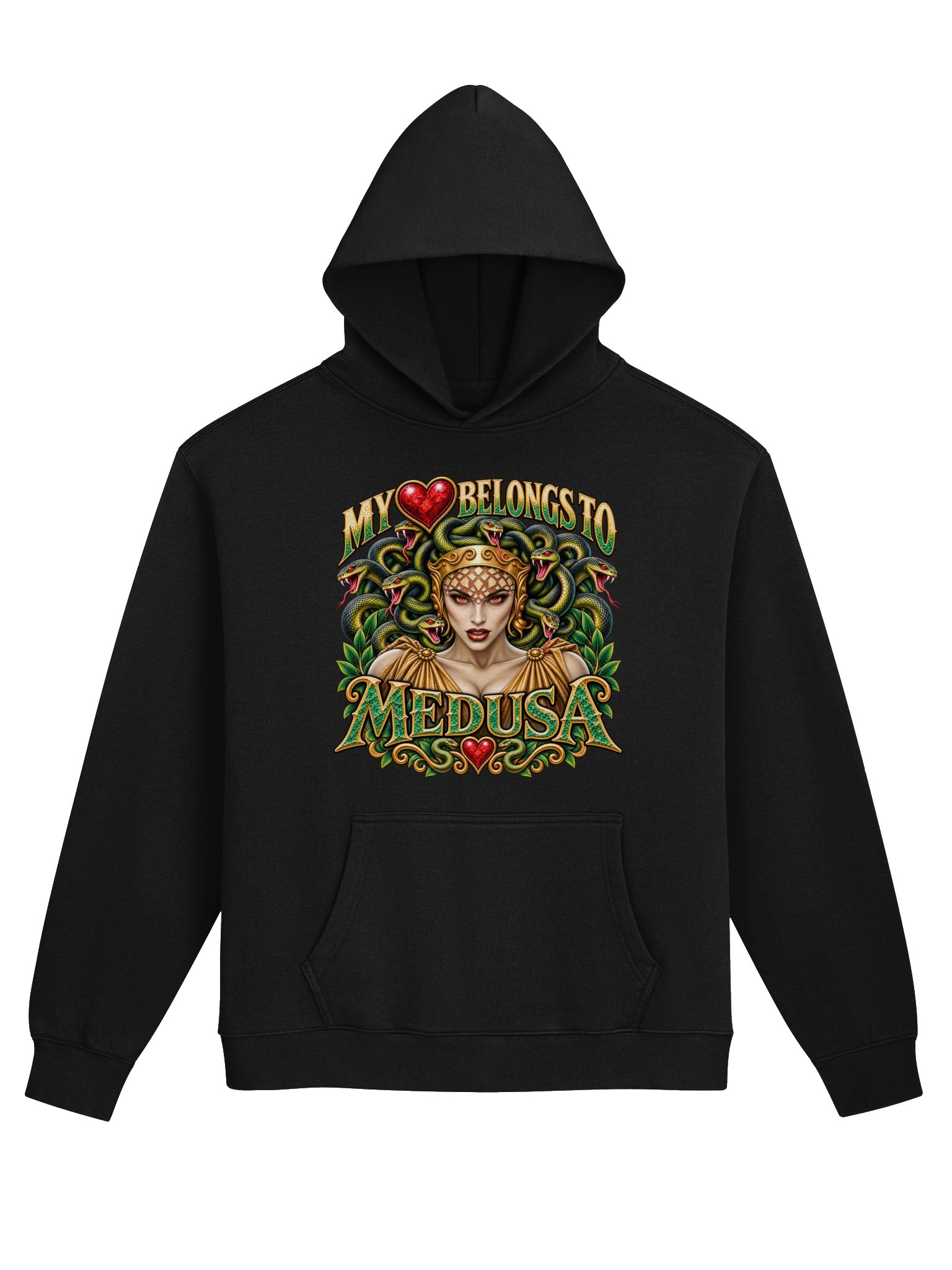 My Heart Belongs To Medusa Hoodie Black product image (1)