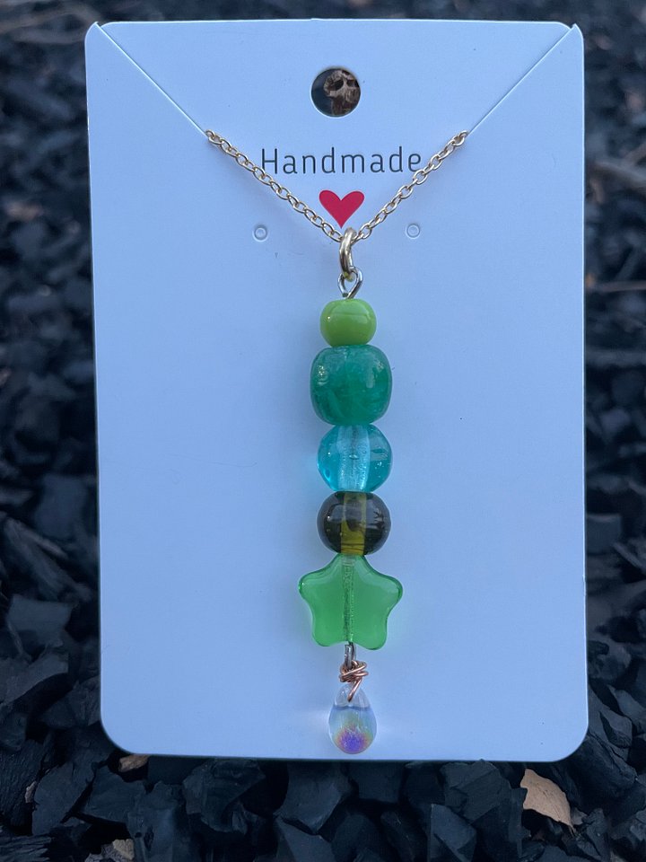 Rainbow necklace product image (1)