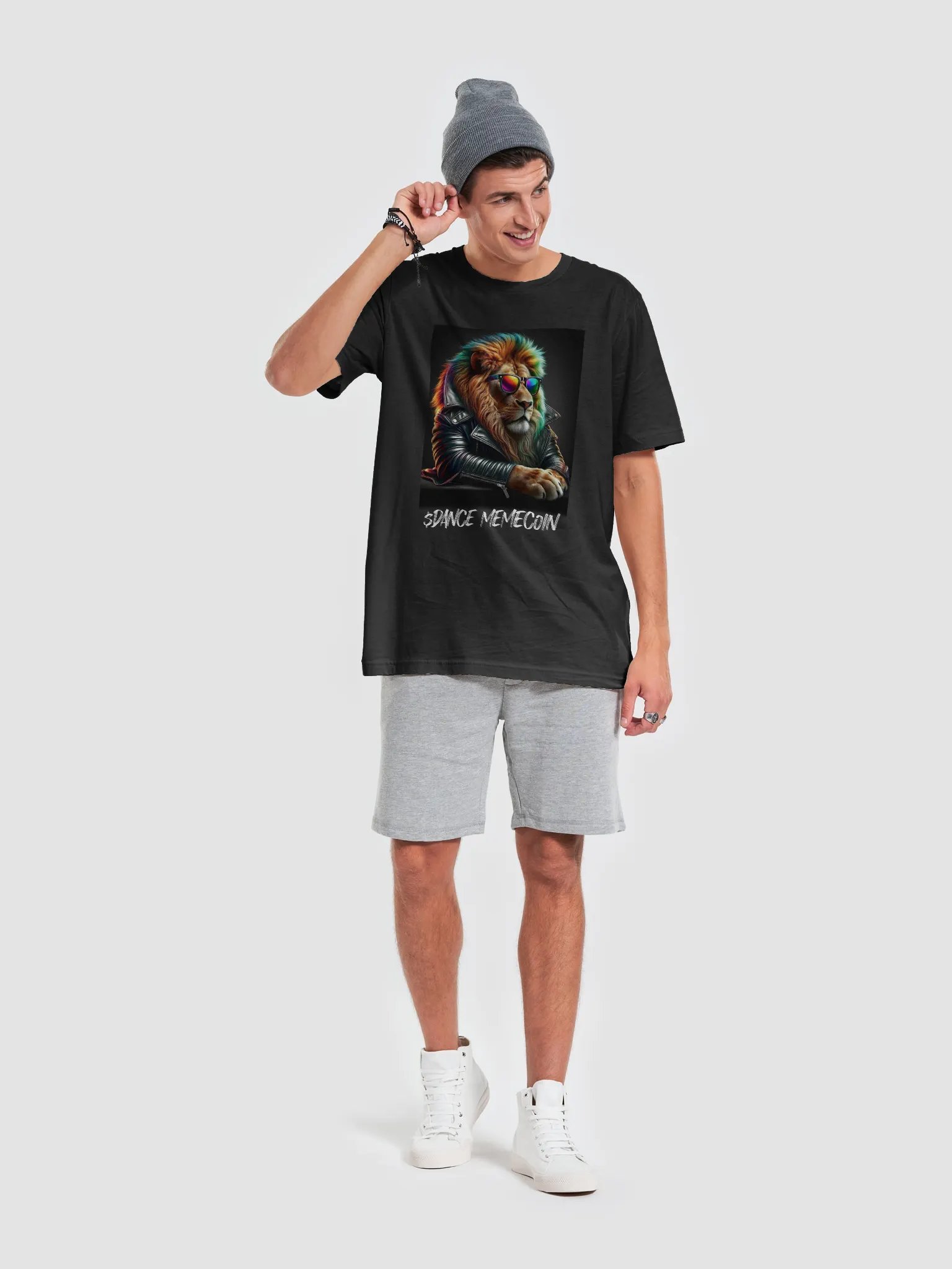 MILLION DADDY - DANCE MEMECOIN - PREMIUM TEE - BLACK product image (2)