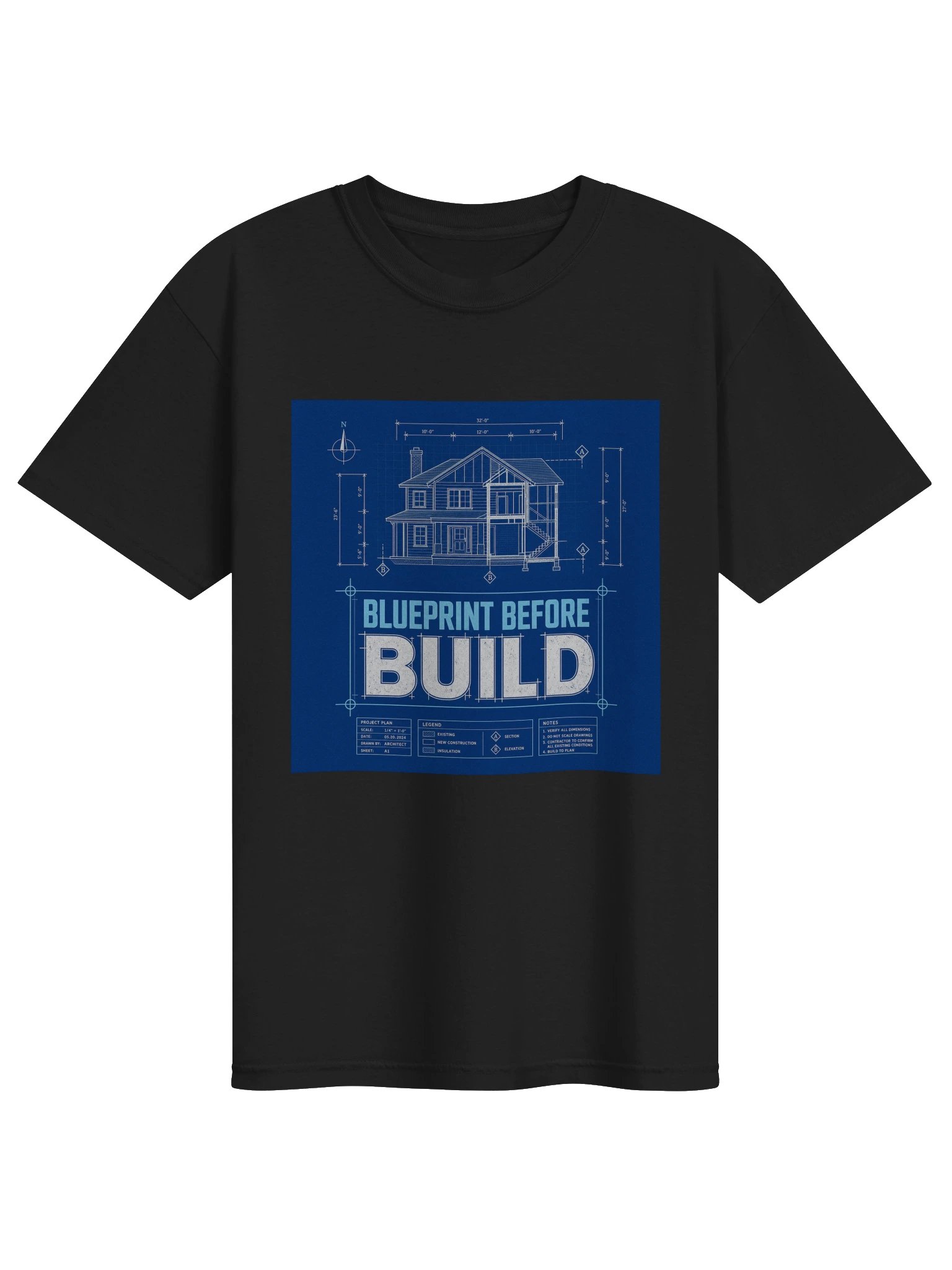 Blueprint Before Build Tee product image (1)