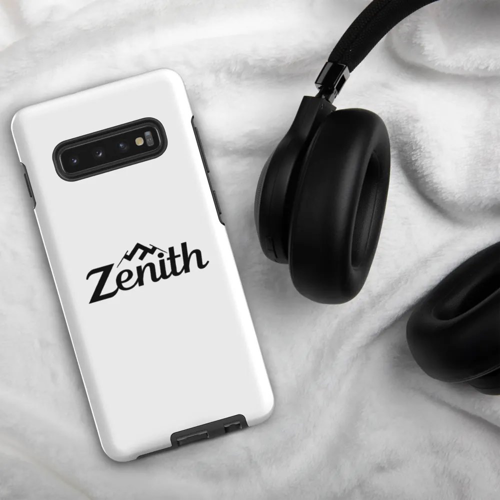 White Zenith Design Tough Case for Samsung Galaxy S10-S25 - Wireless Charging Compatible product image (6)