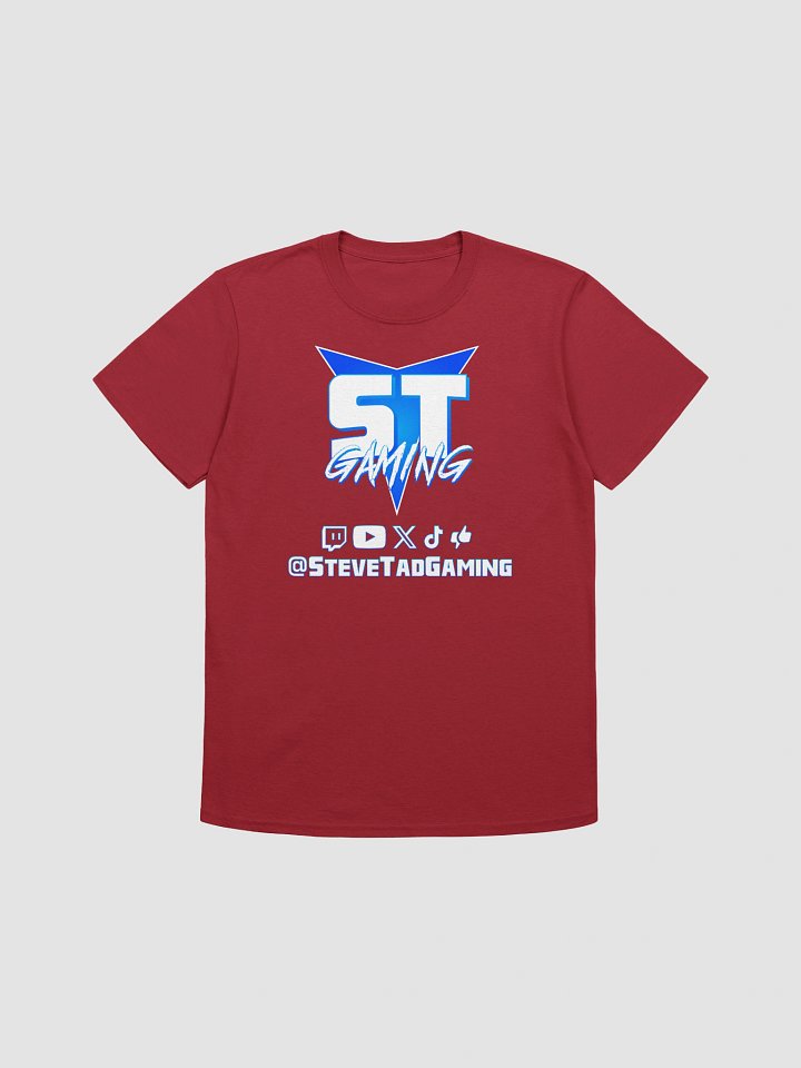 Steve Tad Gaming Logo w/ Socials Unisex T-Shirt product image (6)
