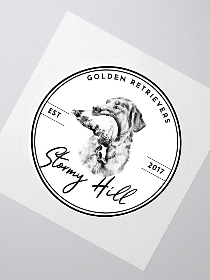 Stormy Hill Golden Retrievers Stickers product image (4)