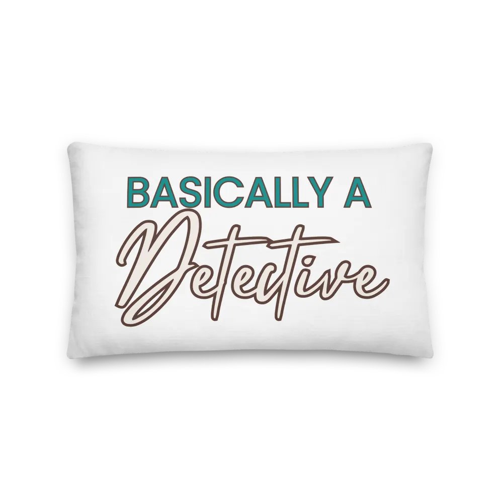 Basically a Detective Serial Napper Pillow product image (1)