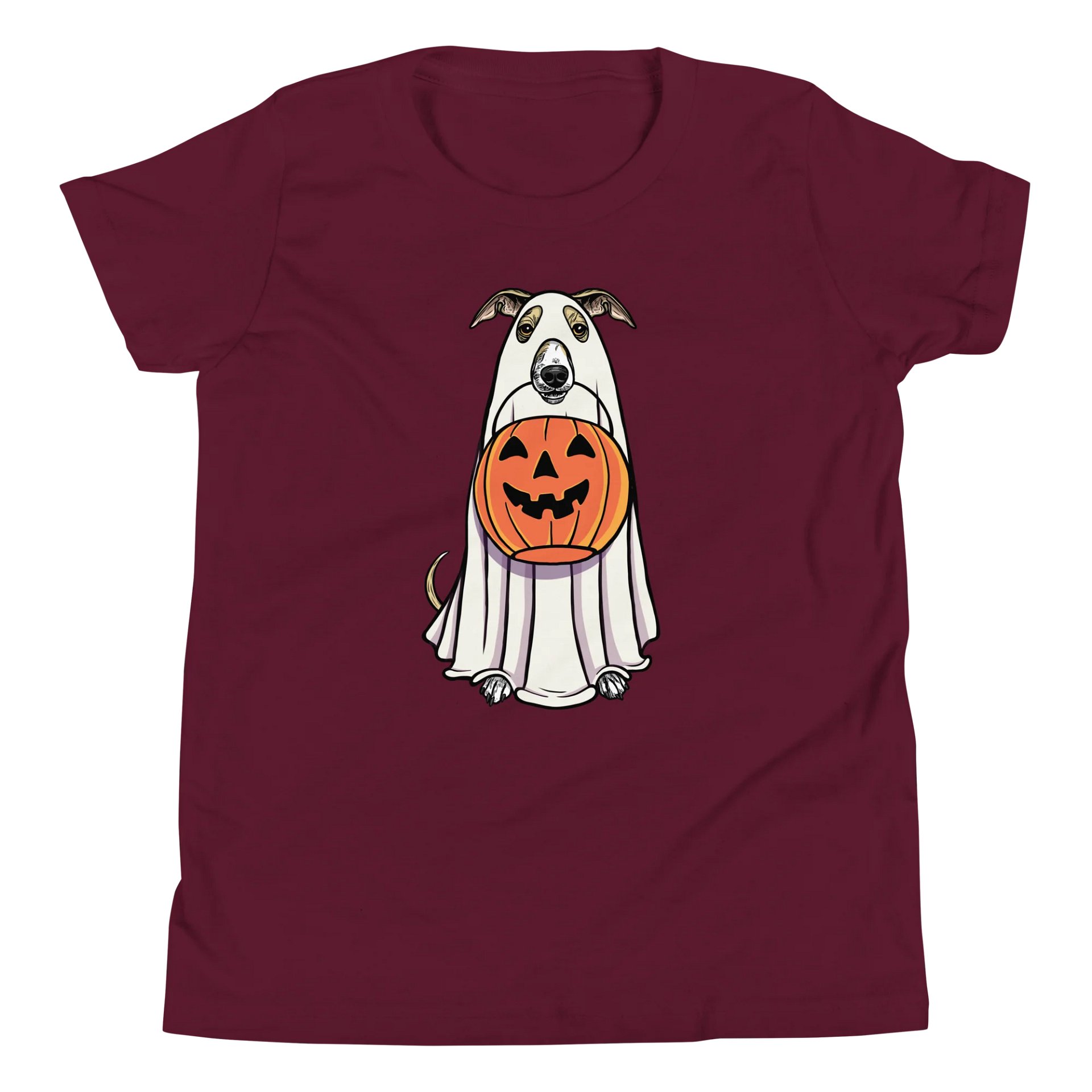 Halloween Italian Greyhound(Fawn) Youth T-Shirt product image (5)