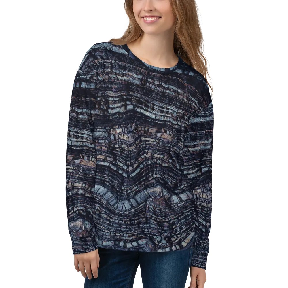 Dark Blue Stone Texture Sweatshirt product image (11)
