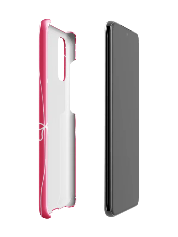 Pink Bow Coquette Samsung® Snap 20 Plus, 20 FE, 20 Ultra, 20, 21 FE, 21, 21 Plus, 21 Ultra, 22, 22 Plus, 22 Ultra, 23, 23 Ultra, 23 Plus, 24 Plus, 24, 24 Ultra, 25 Plus, 25 Ultra, 25 Cases. product image (2)