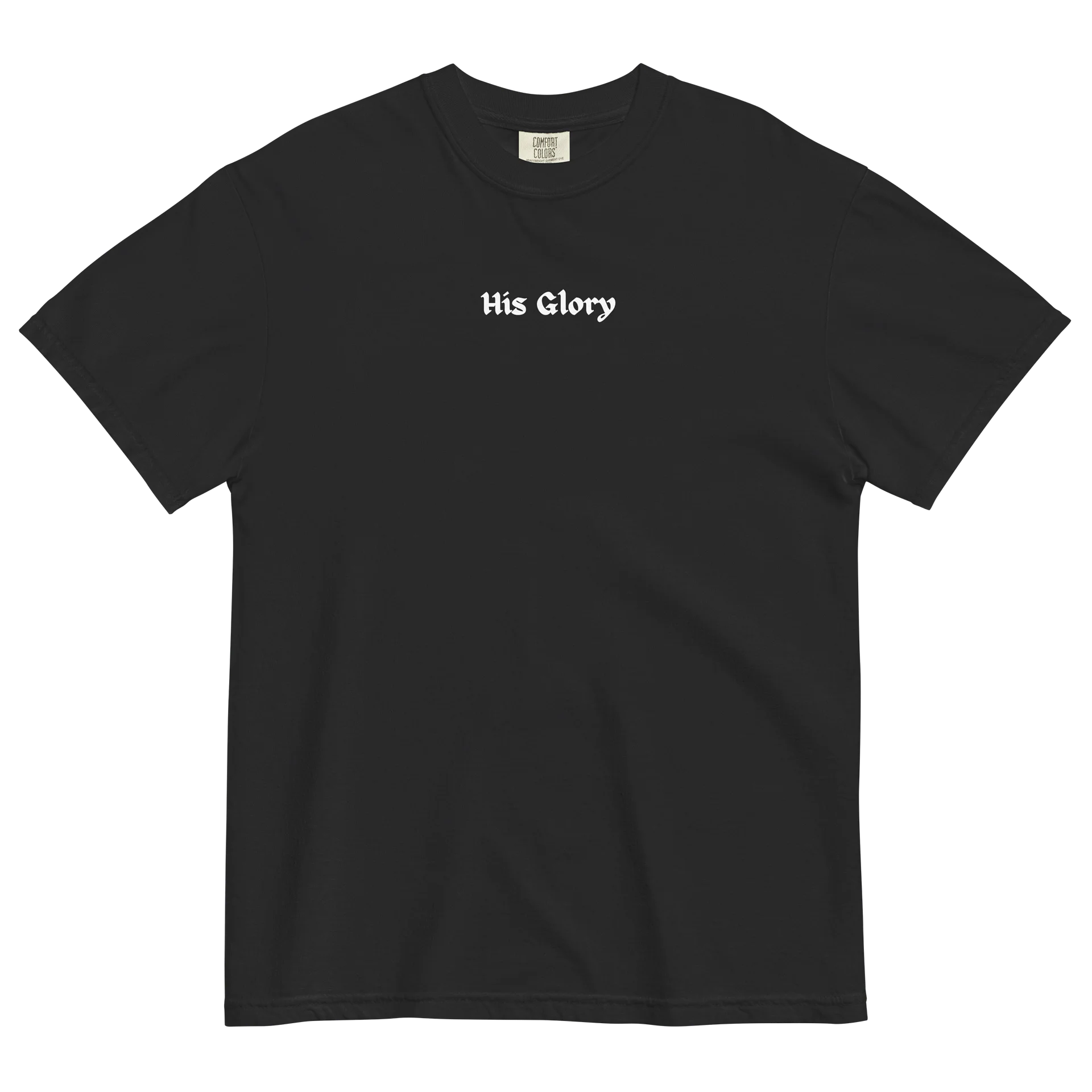 HIS GLORY TEE - BLACK product image (1)