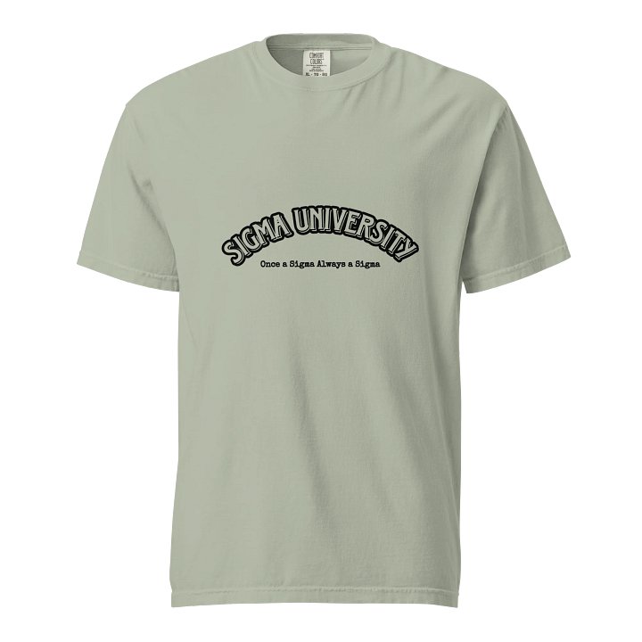 Sigma University T-Shirt (Black Text) product image (7)