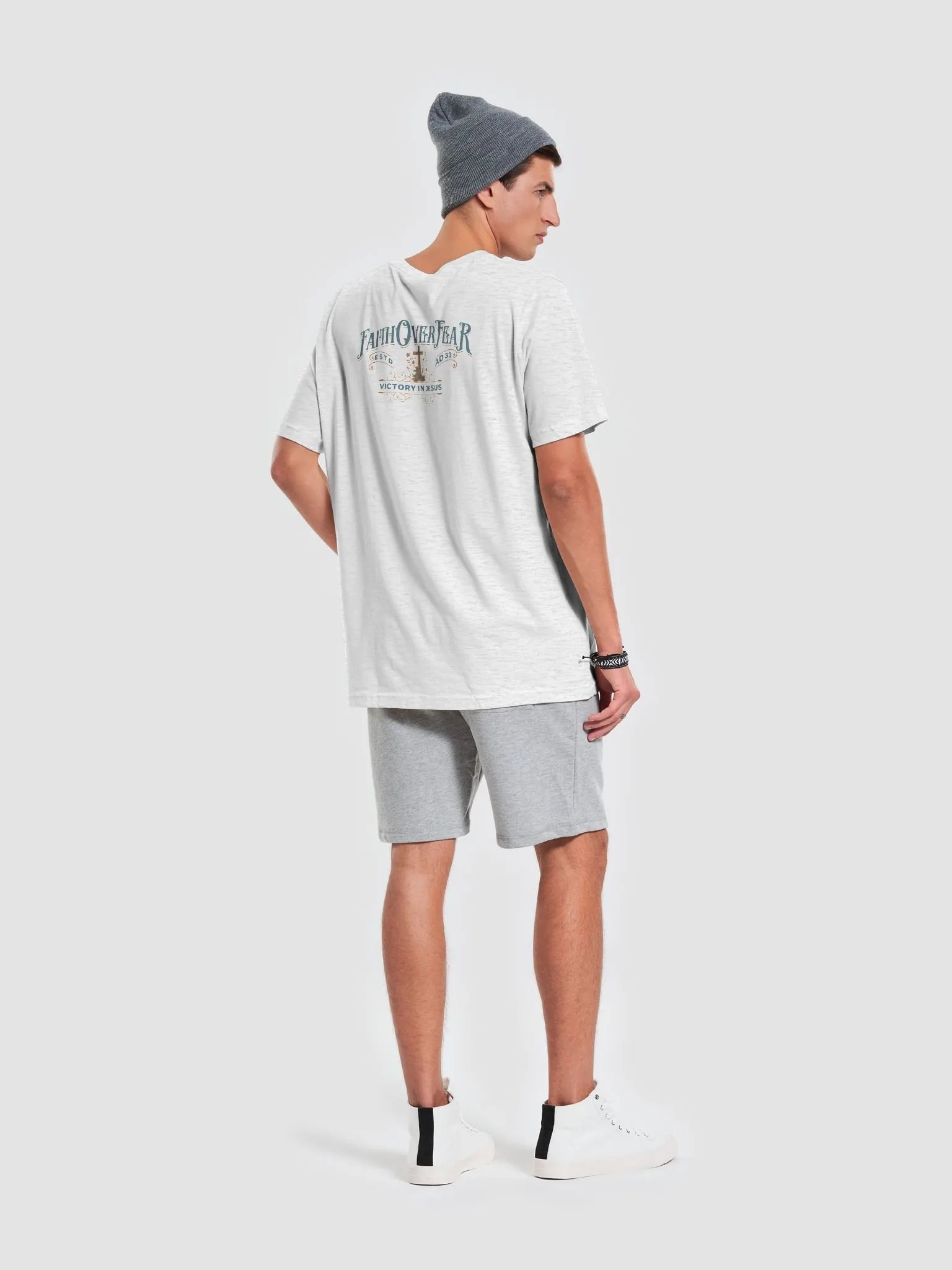 Faith Over Fear T-Shirt - Back Print product image (25)