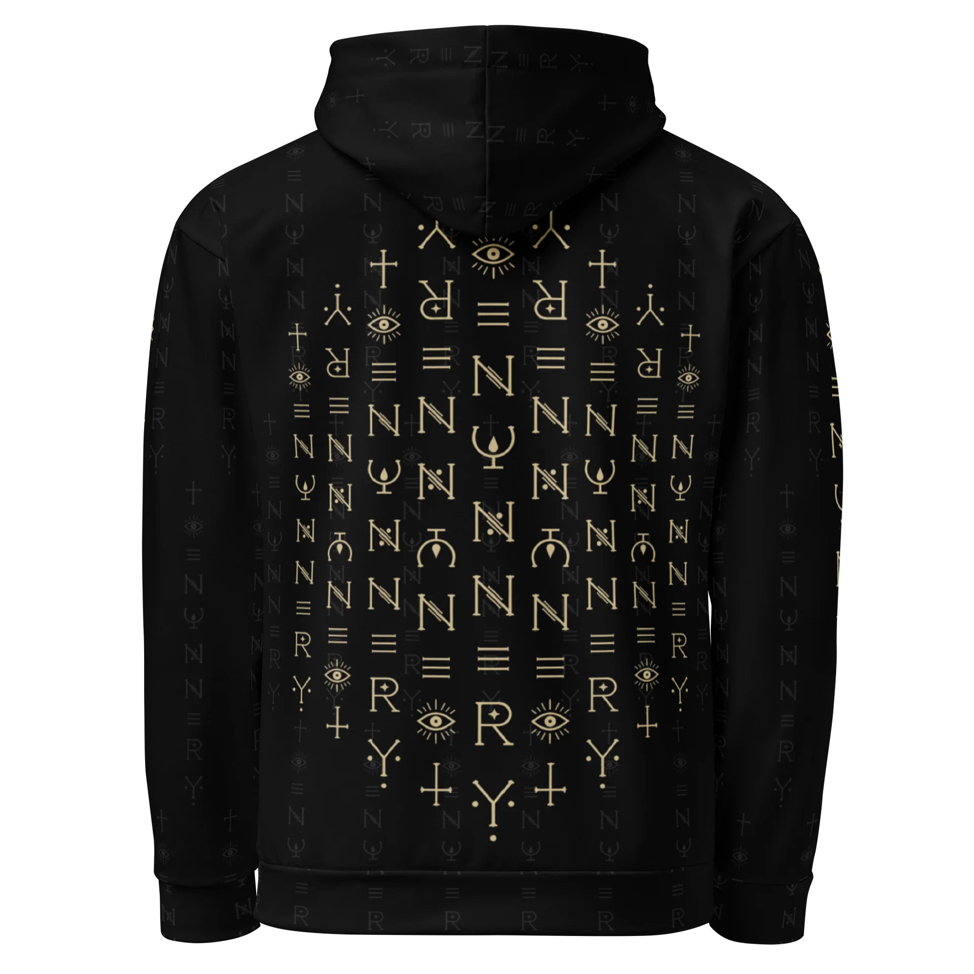 Special Edition - The Nunnery Rune Obsidian Full Print Hoodie product image (3)