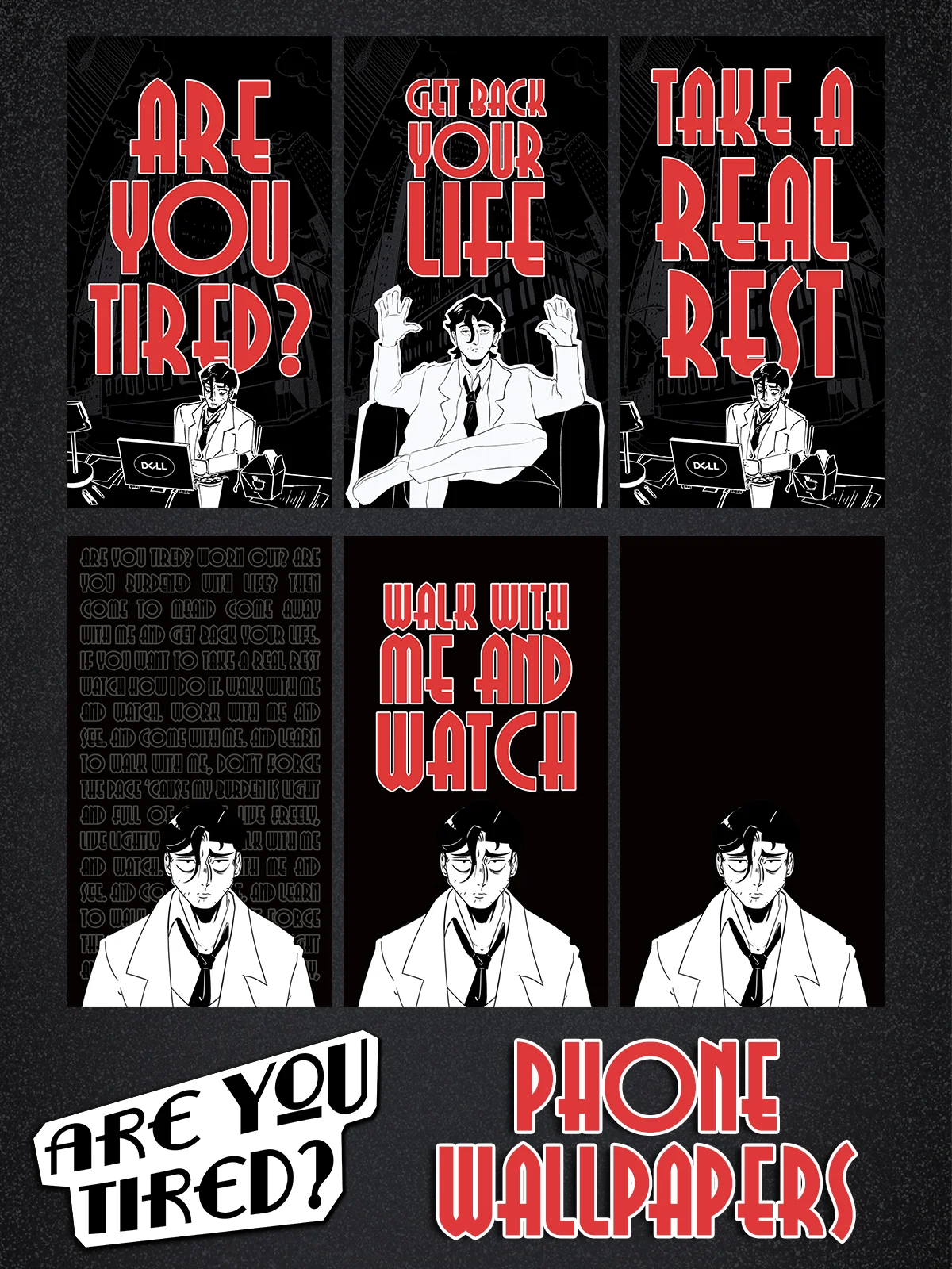 Are You Tired Wallpaper Pack product image (5)
