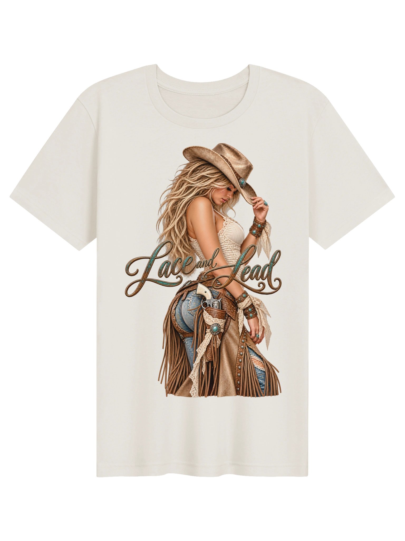 Lace & Lead Cowgirl Tee product image (1)