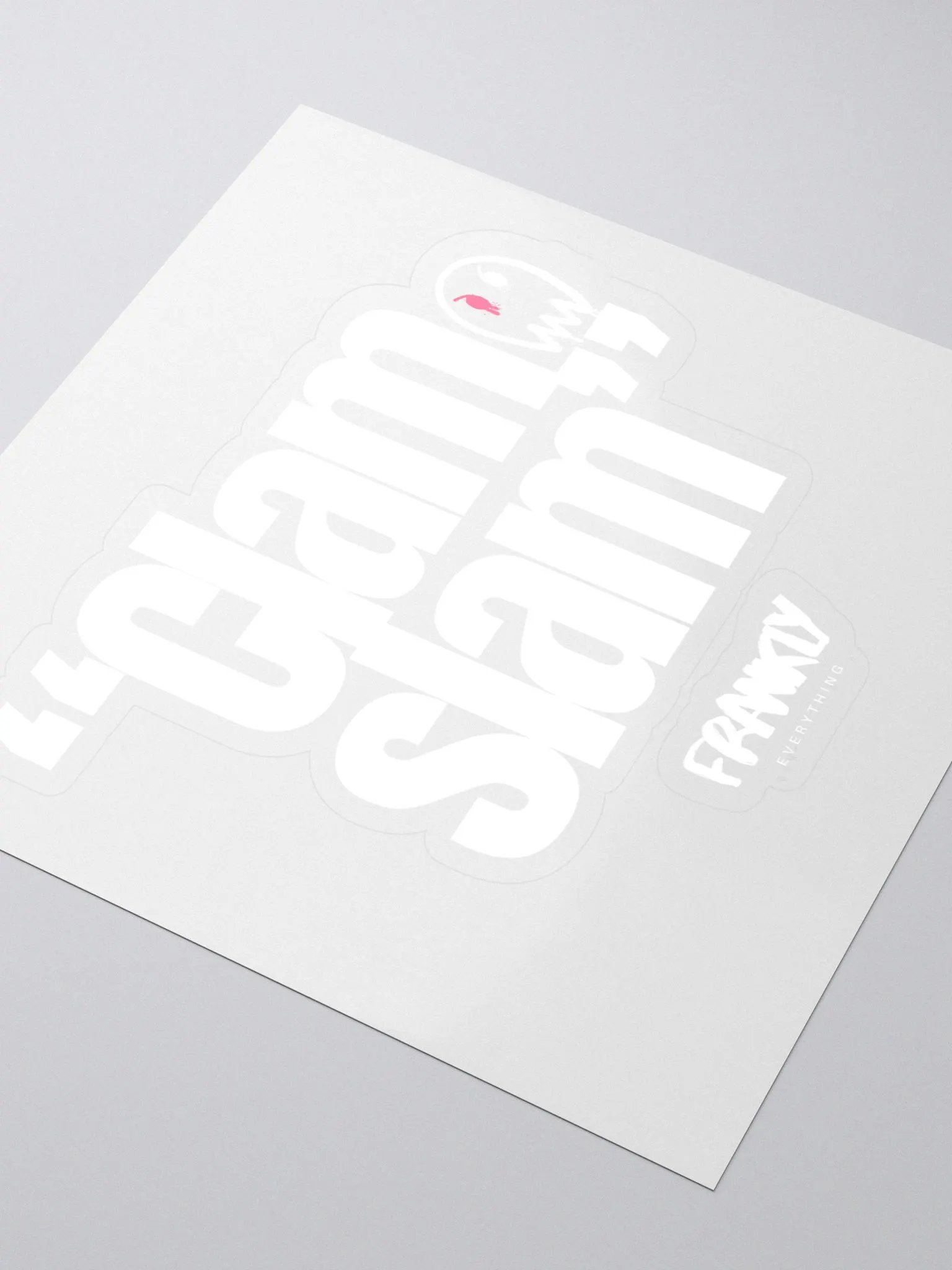 Pale Clam-Slam Sticker product image (1)