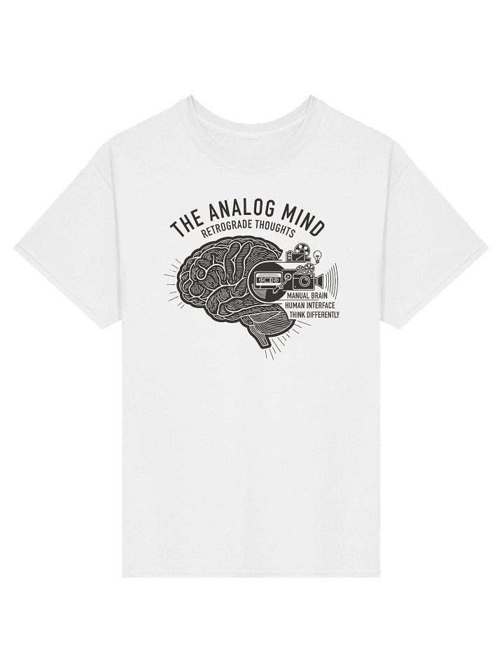 The Analog Mind – Retro Brain Interface T-Shirt product image (2)