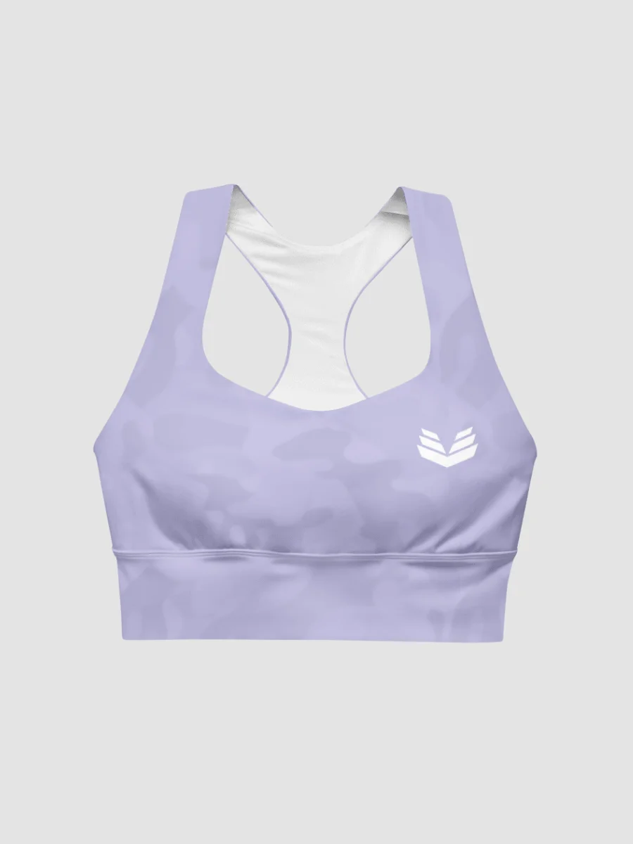 Longline Sports Bra - Violet Camo product image (5)