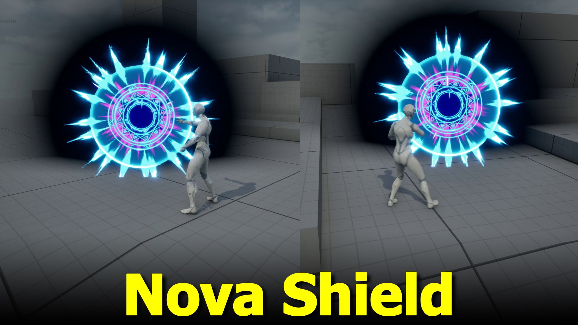 Nova Shield in Unreal Engine 5 Niagara product image (1)