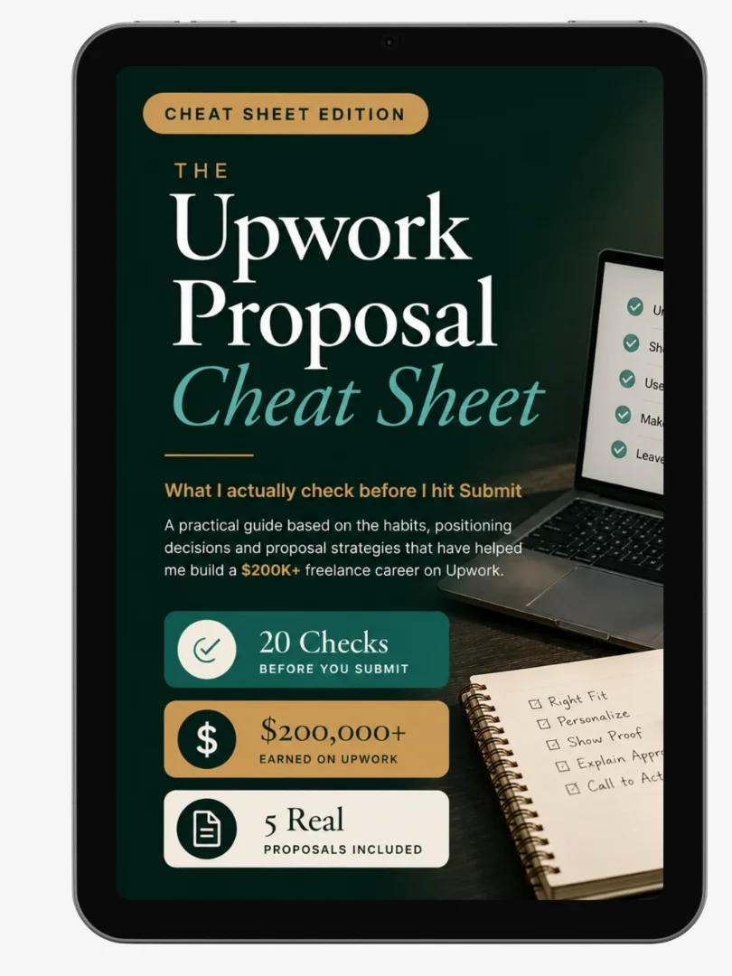 Upwork Proposal Cheatsheet product image (3)