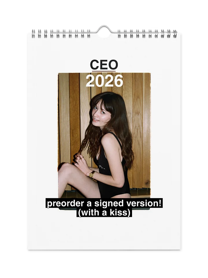 CEO 2026 Calendar Signed With a Kiss product image (2)