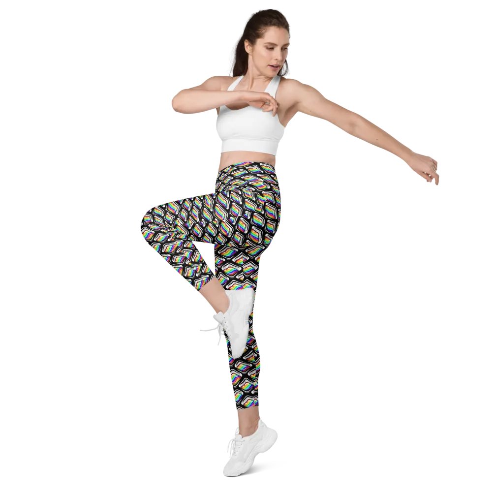 Rainbow Squares Pocket Legging product image (10)