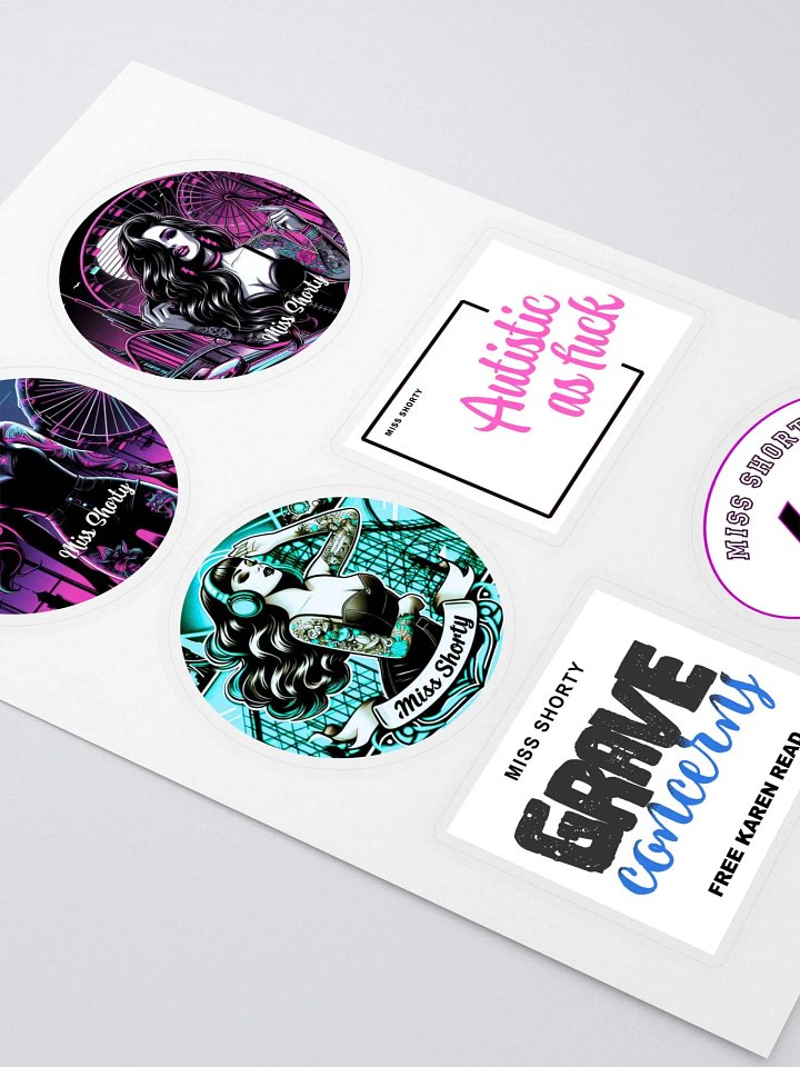 Miss Shorty Sticker Set 1 product image (2)