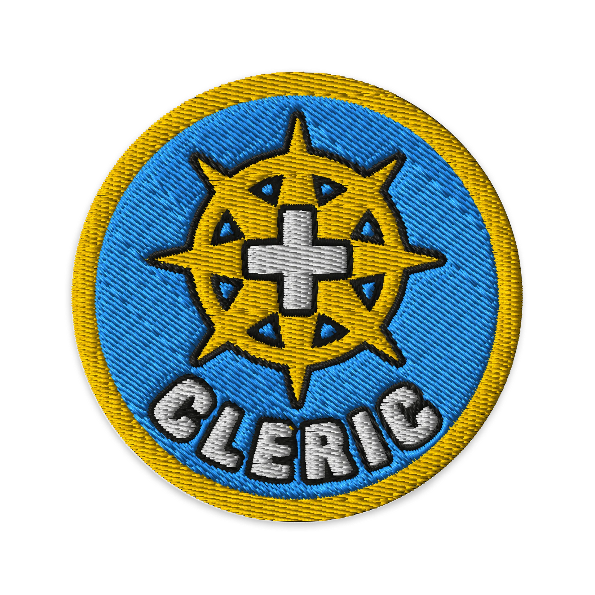 Battle Baubles Cleric Class Embroidered Patch product image (1)