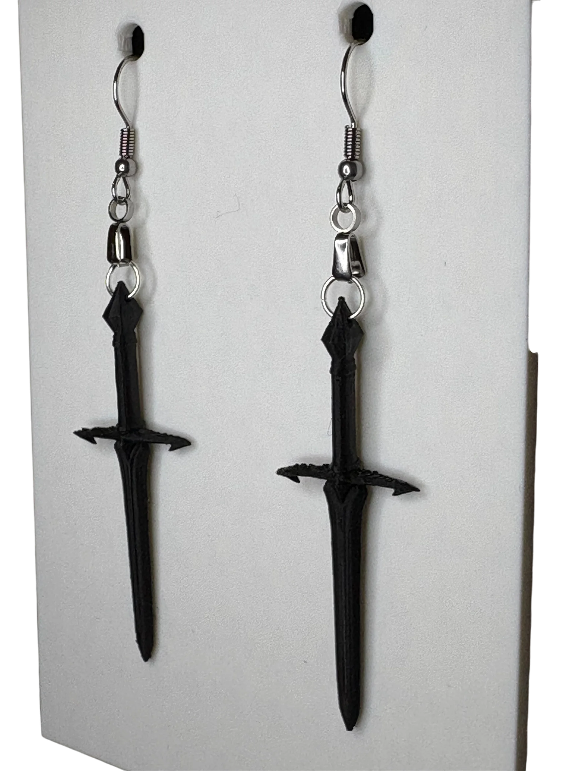 Black Sword Earrings product image (2)