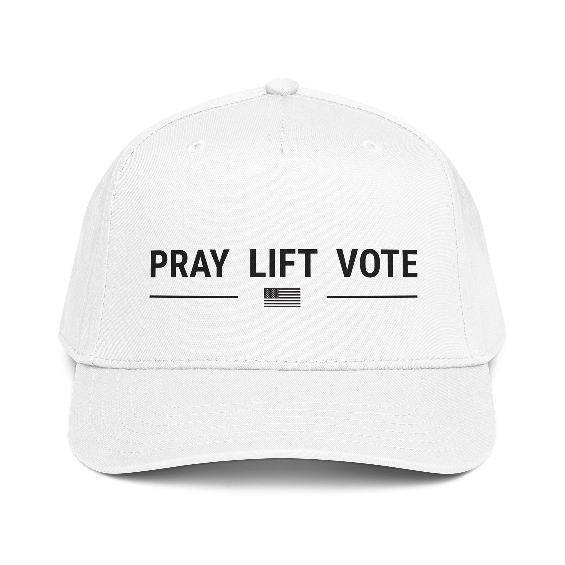White PLV Baseball Cap product image (1)