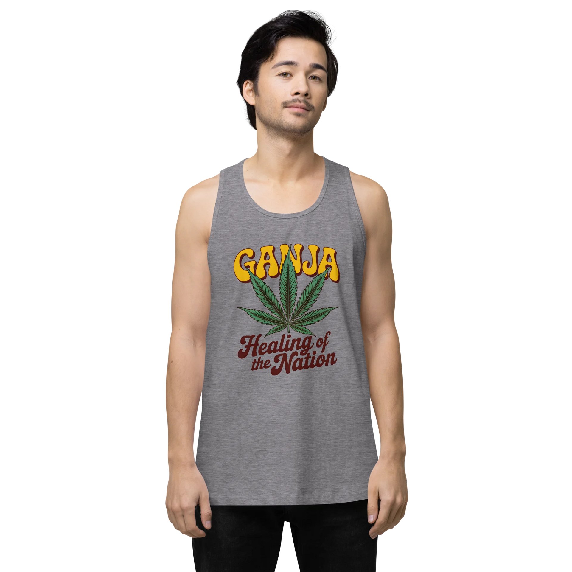 Ganja Healing Men's Tank Top product image (4)