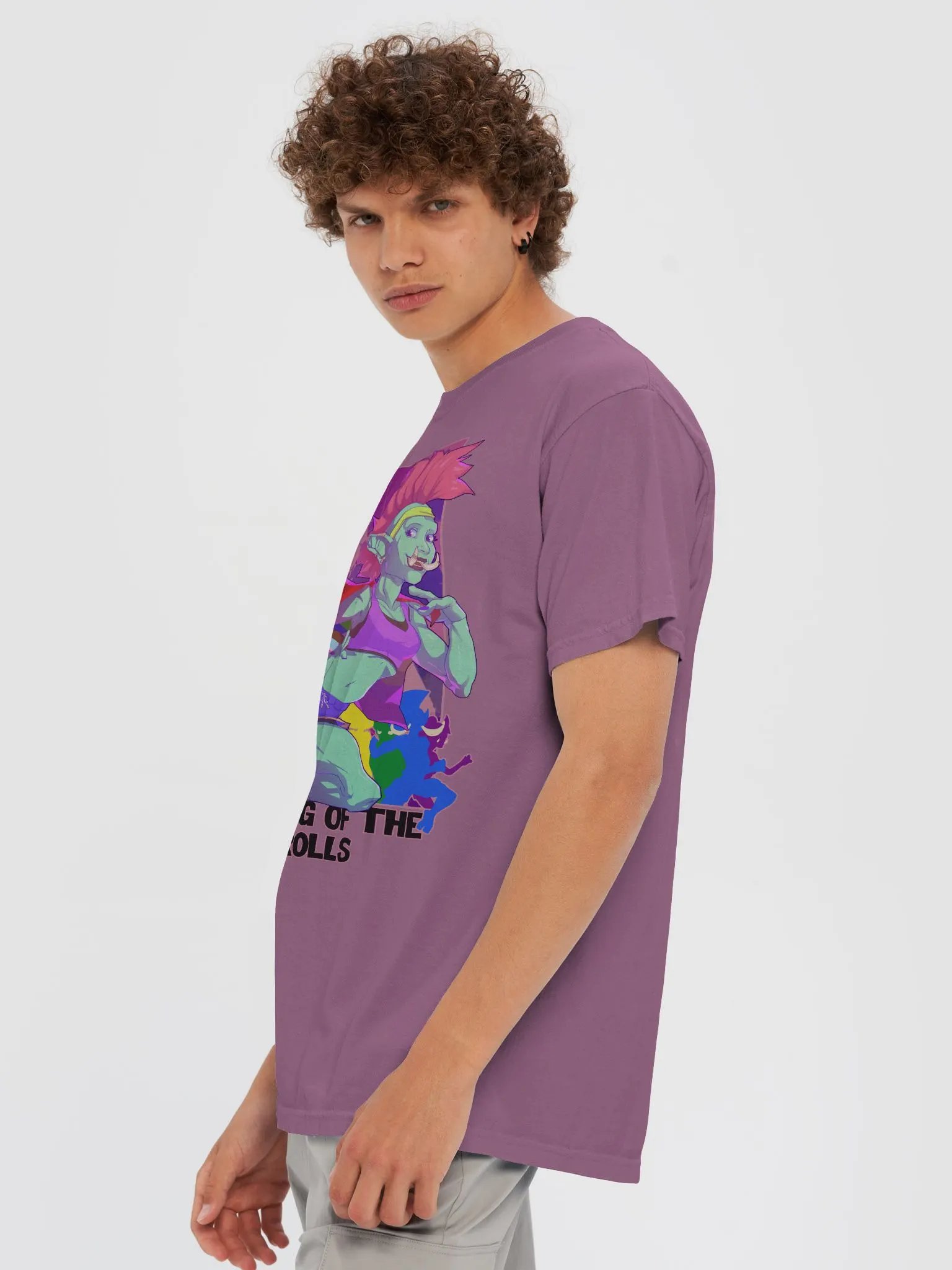 Troll Racer Heavy Blend Tshirt - By Eggu product image (6)
