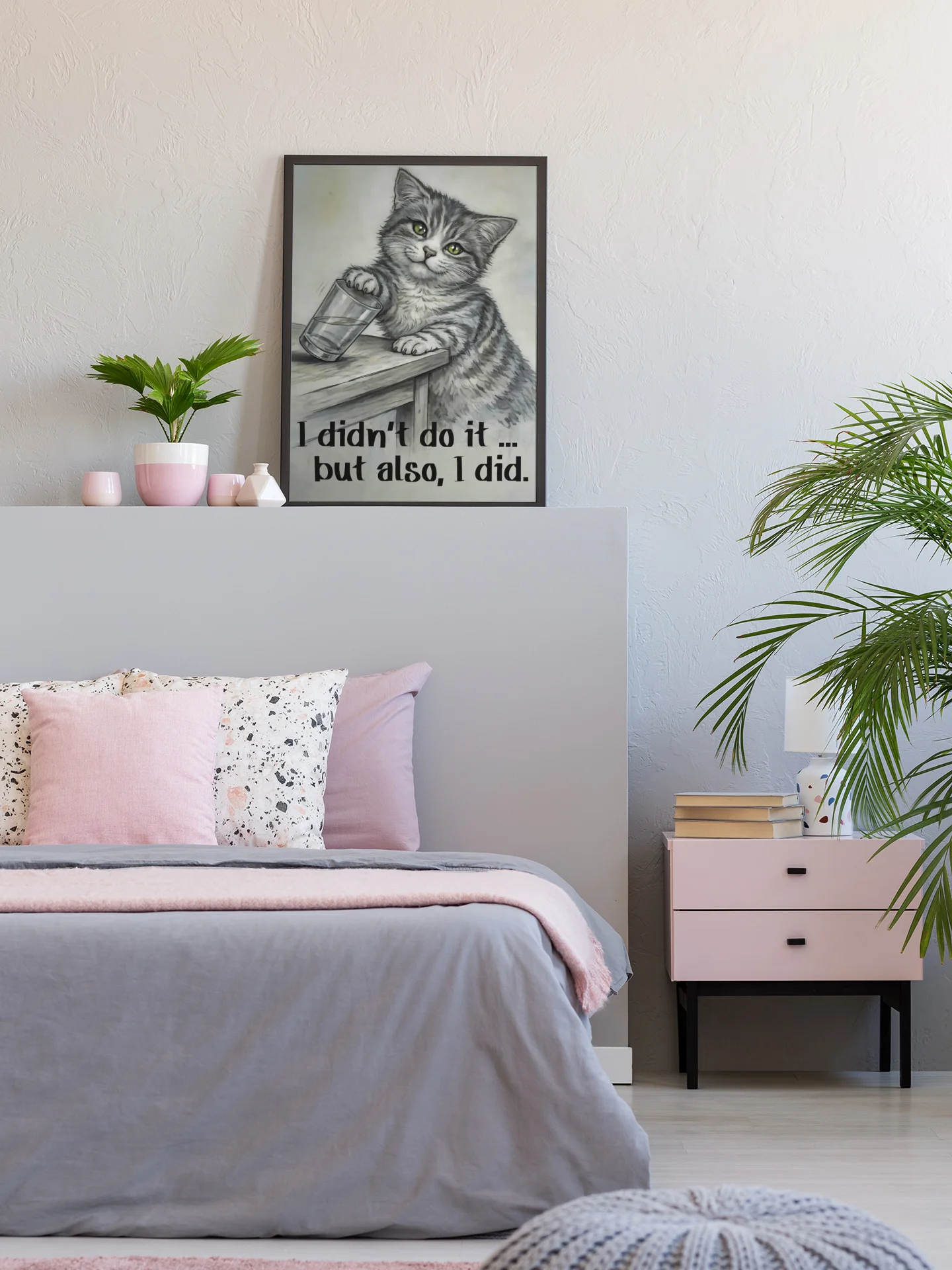 I Didn’t Do It Mischievous Cat Poster product image (4)