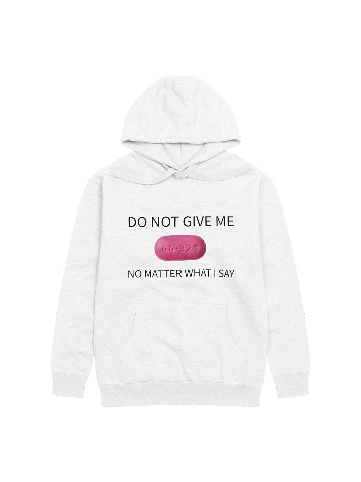 Do Not Give Me DPH Hoodie (White) product image (1)