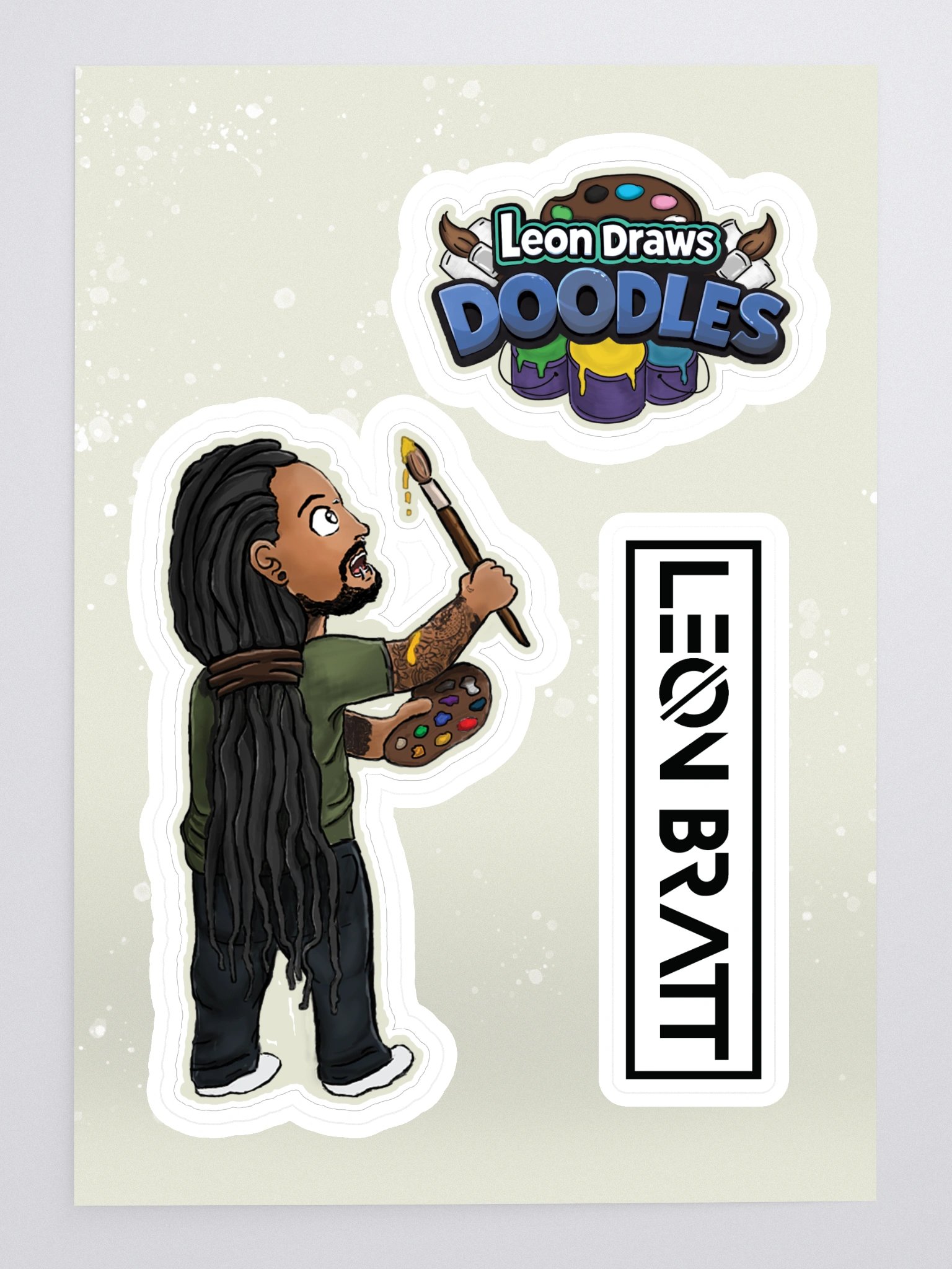 Leon Draws - Leon Sticker product image (3)