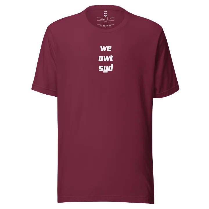 WeOwtsyd Premium T-Shirt - Maroon product image (1)