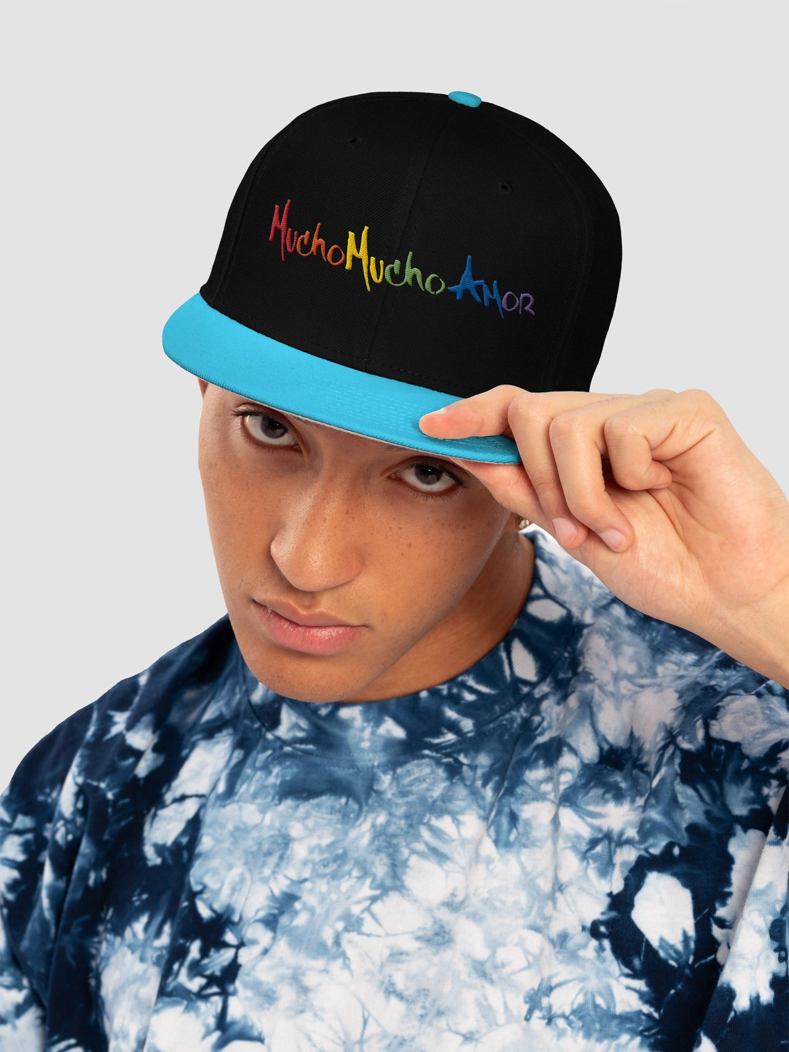 MuchoMucho Amor Snapback Blue product image (5)