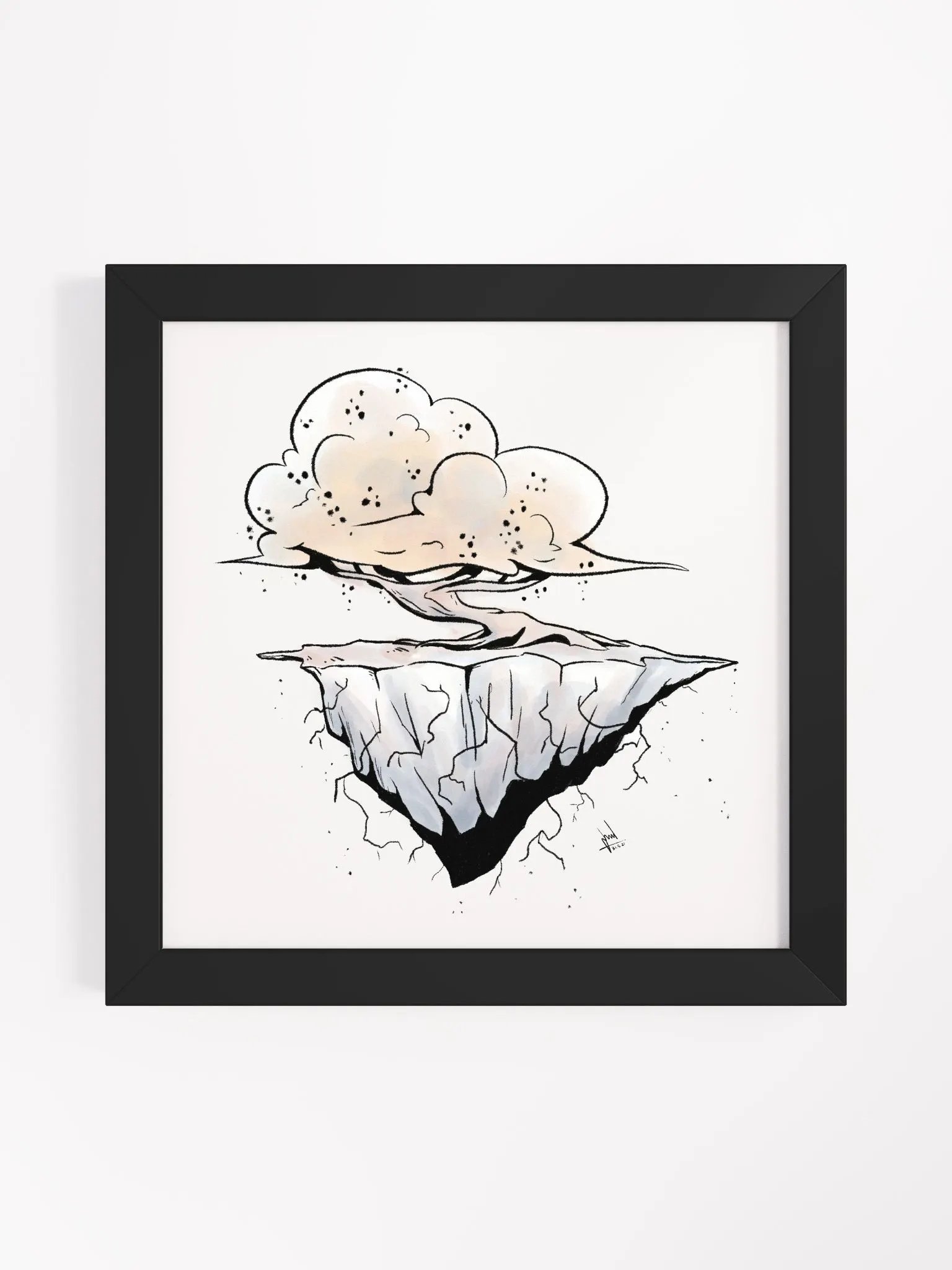 Soil and Tree | Frame Matte Poster product image (2)