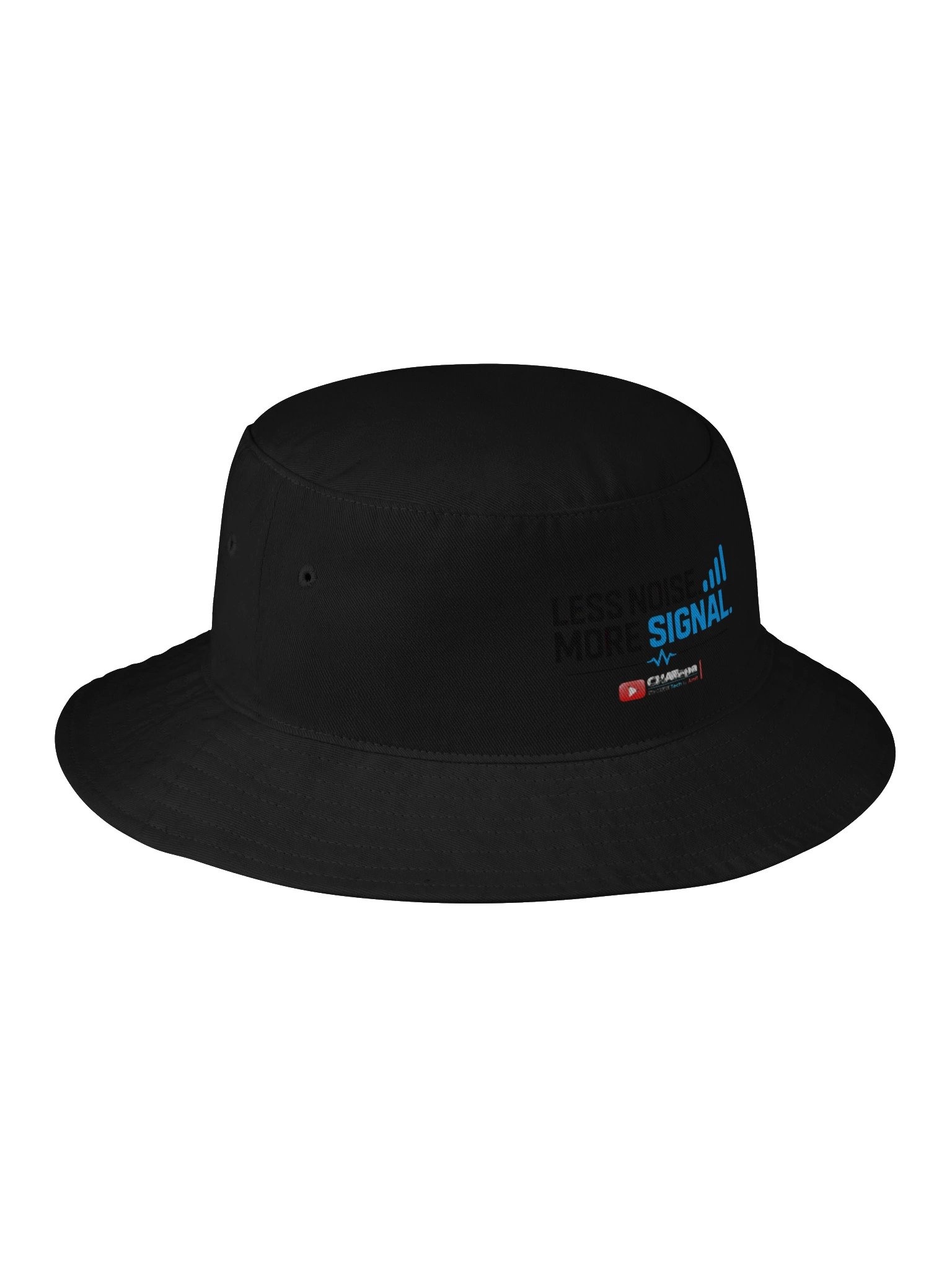 Less Noise. More Signal. – CHATapa Bucket Hat product image (10)