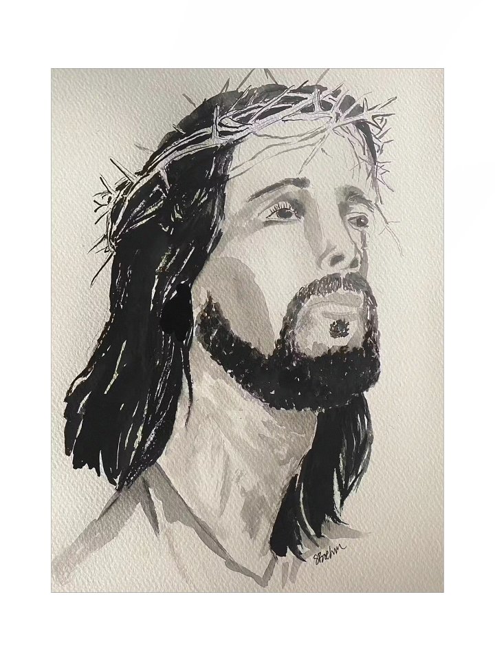 Christ Head 18" x 24" product image (1)