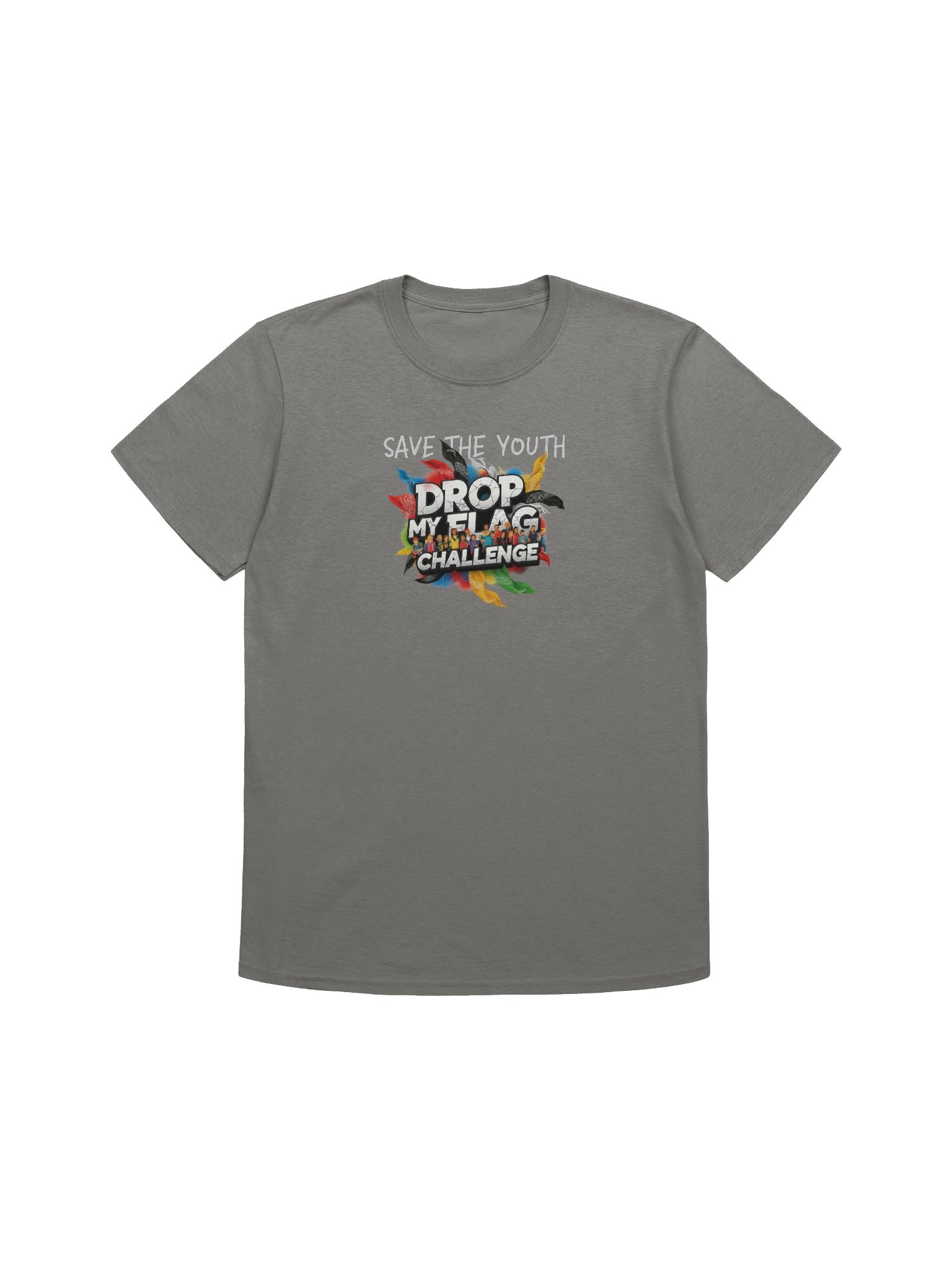 Grey Drop My Flag Tee product image (1)