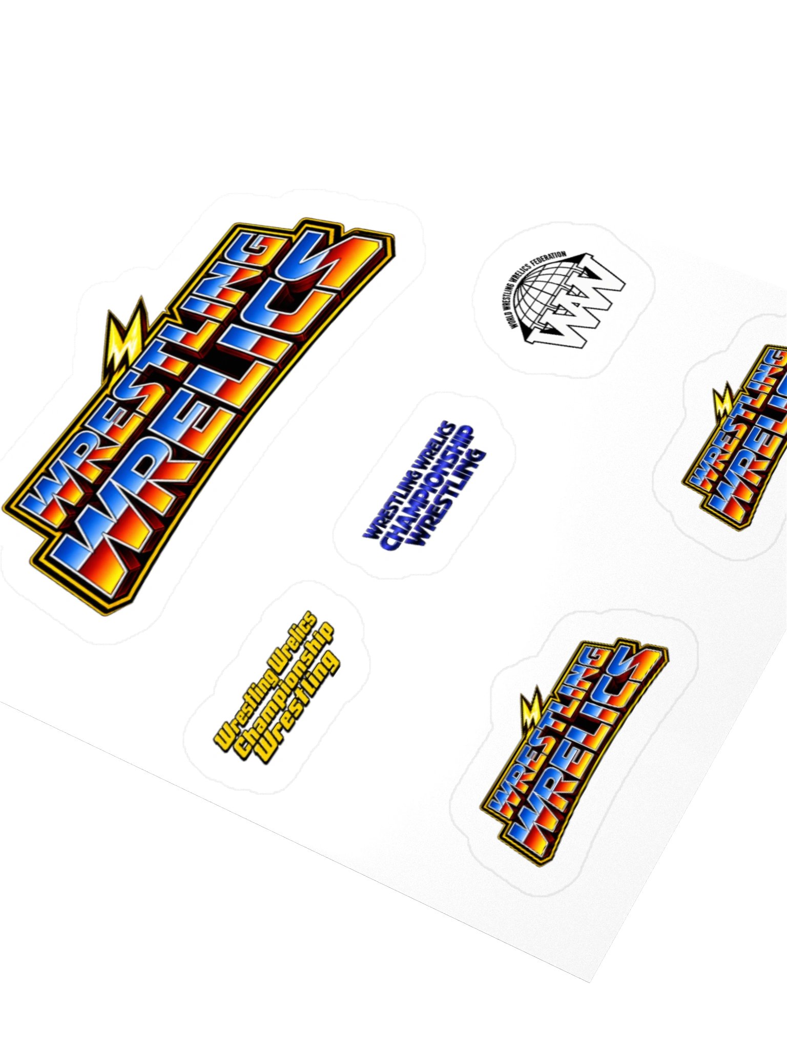 Wrestling Wrelics Kiss Cut Sticker Set product image (9)
